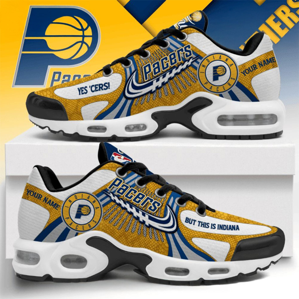 Custom Indiana Pacers Yes Cers NBA Finals 2025 Air Max Plus Sneakers Indiana Pacers Merch-1