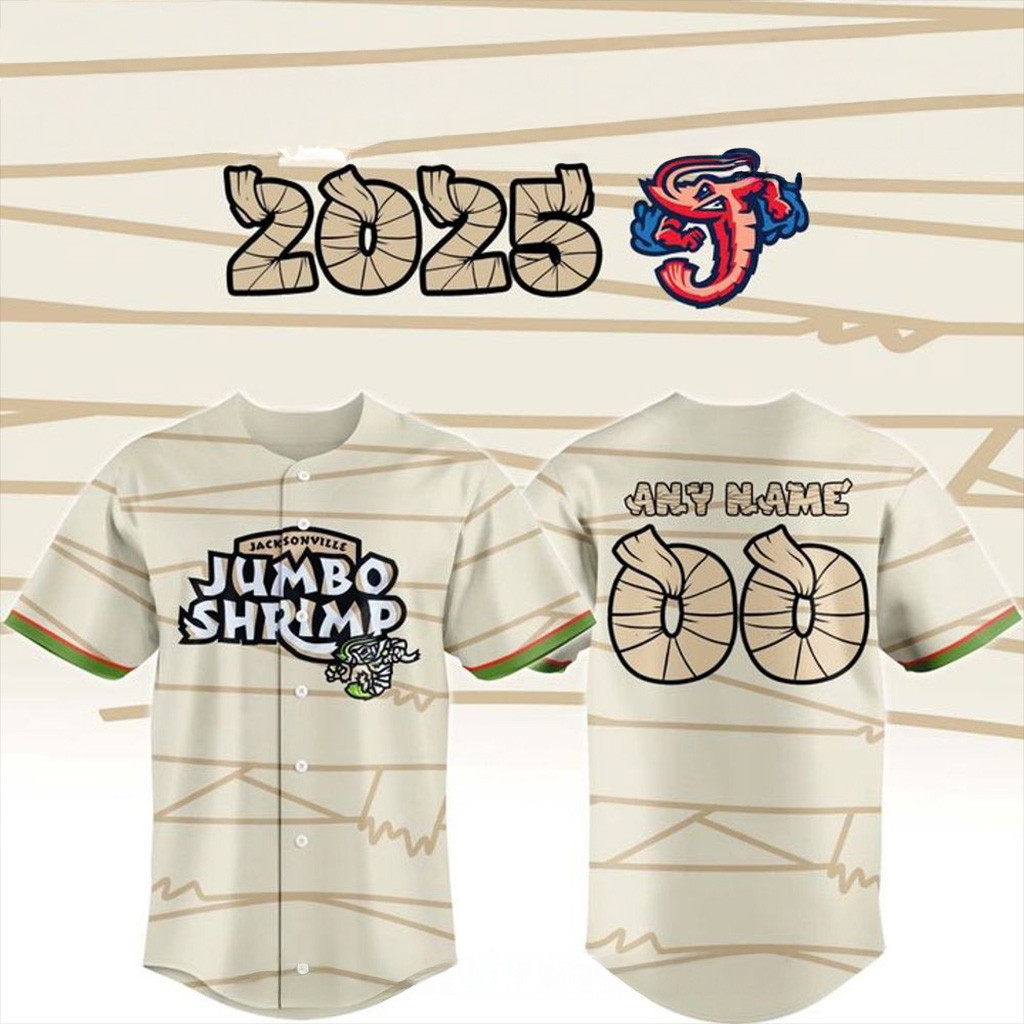 Custom Jacksonville Jumbo Shrimp X 2025 Mummy Special Baseball Jersey Gifts For Baseball Fans-1 Custom Jacksonville Jumbo Shrimp X 2025 Mummy Special Baseball Jersey Gifts For Baseball Fans-1