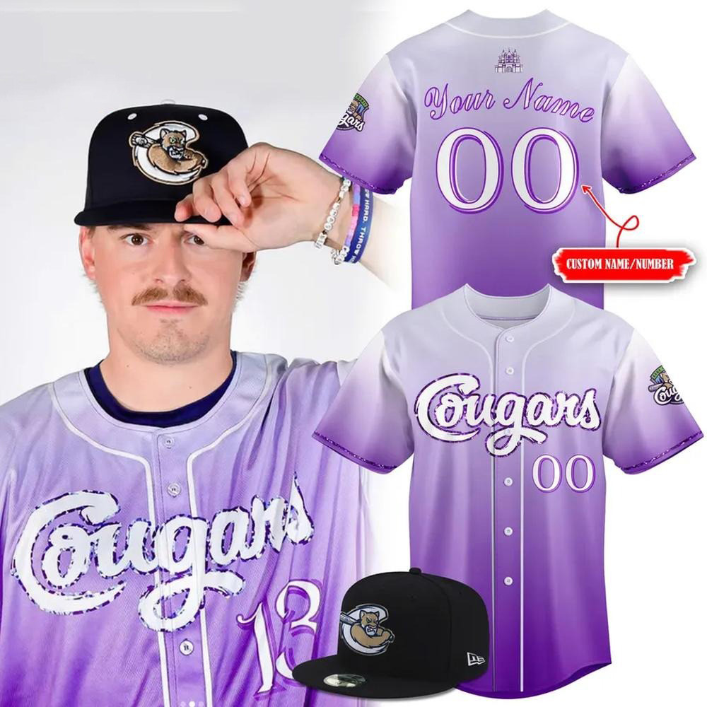 Custom Kane County Cougars Eras Night Limited Edition Baseball Jersey Unique Gifts For Dad-1