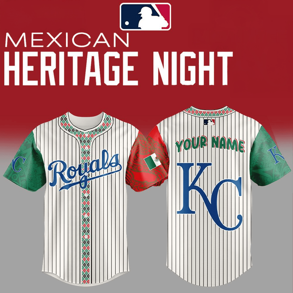 Custom Kansas City Royals Mexican Heritage Night Striped Baseball Jersey Kansas City Royals Merch-1 Custom Kansas City Royals Mexican Heritage Night Striped Baseball Jersey Kansas City Royals Merch-1