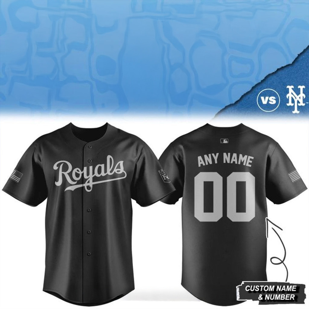 Custom Kansas City Royals X Military Day Special Baseball Jersey 2025 Royals Merch-1
