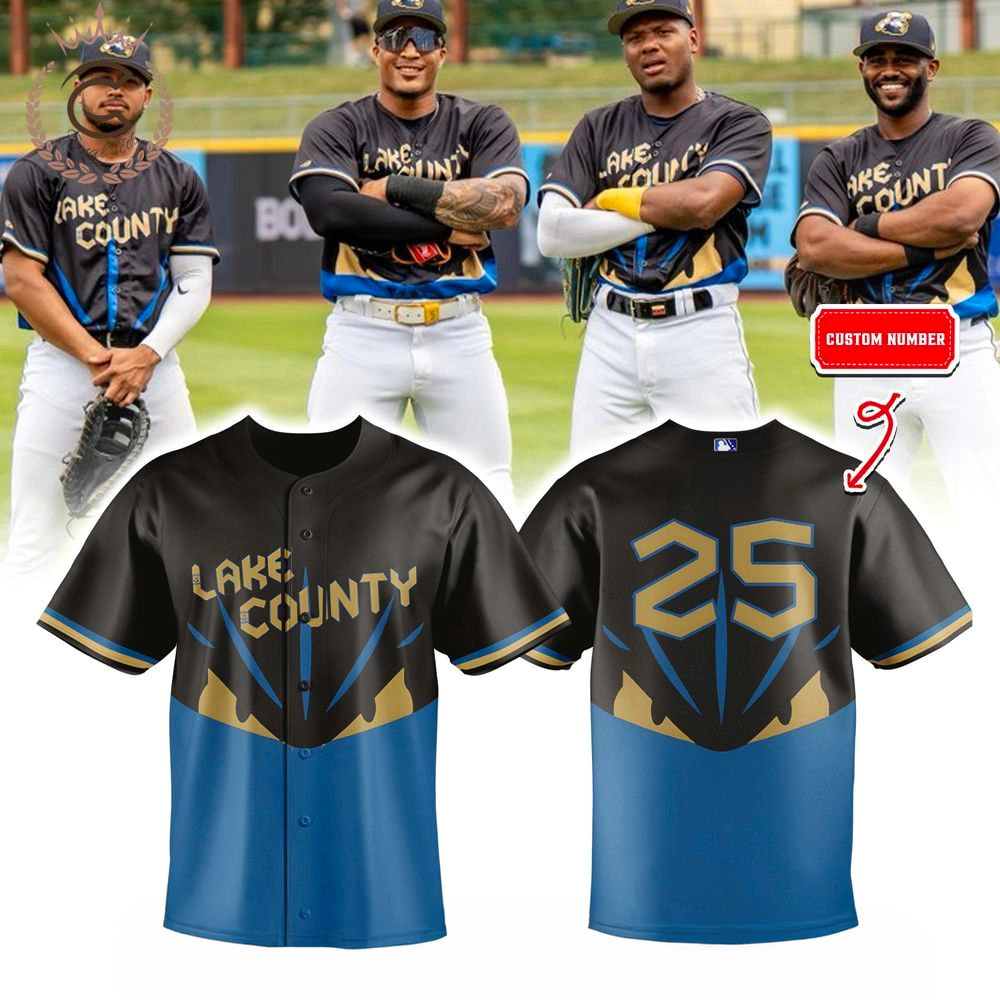 Custom Lake County Captains Diamond Takeover Week 2025 Baseball Jersey Captains Merch For Fans-1
