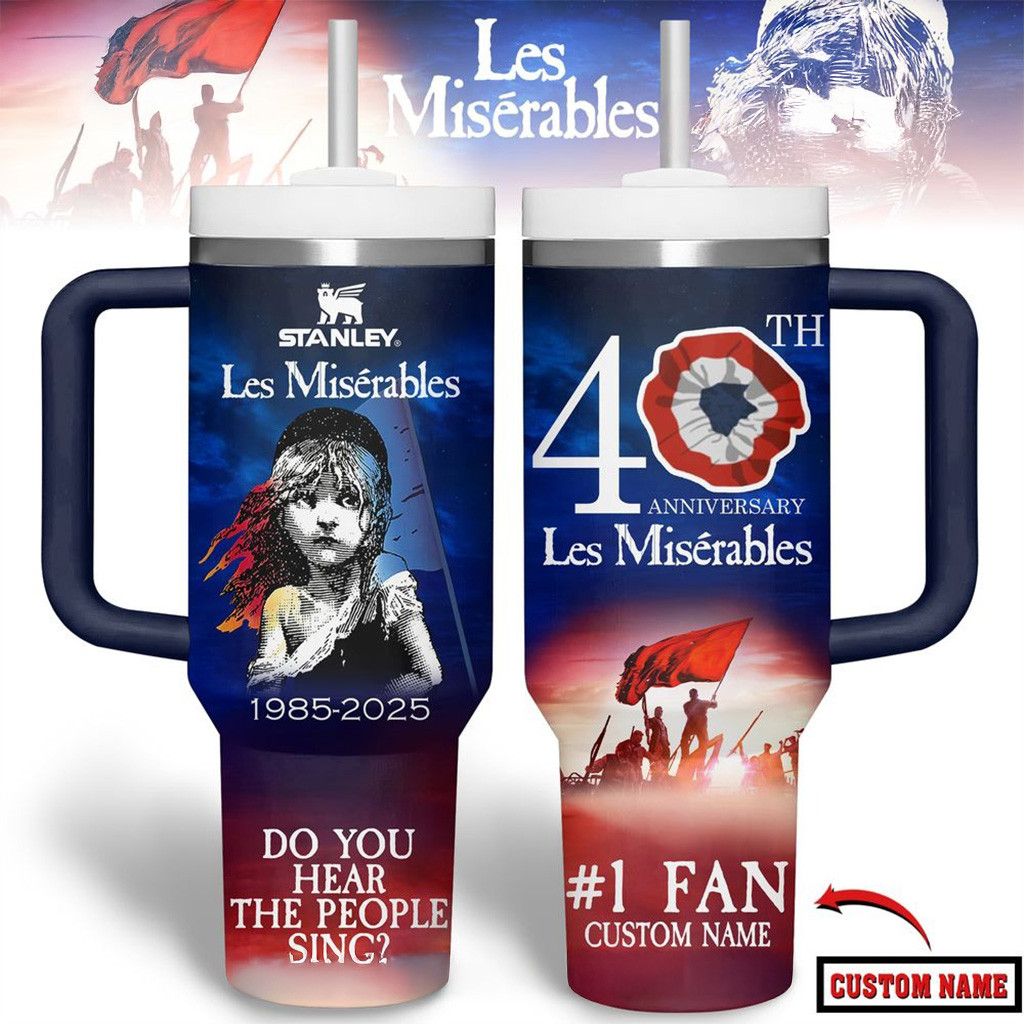 Custom Les Miserables The Staged Concert 40th Anniversary 2025 Tumbler Les Miserables Merch-1