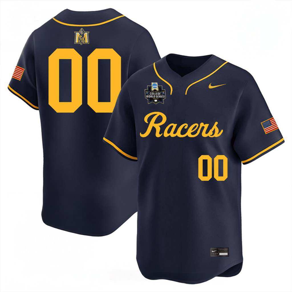 Custom Murray State Racers 2025 College World Series OMAHA Special Baseball Jersey Racers Merch-1 Custom Murray State Racers 2025 College World Series OMAHA Special Baseball Jersey Racers Merch-1