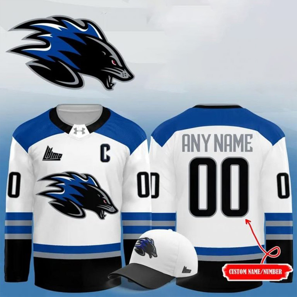 Custom Official Saint John Sea Dogs New 2025 White Hockey Jersey Fan Merch Gift Ideas For Him-1