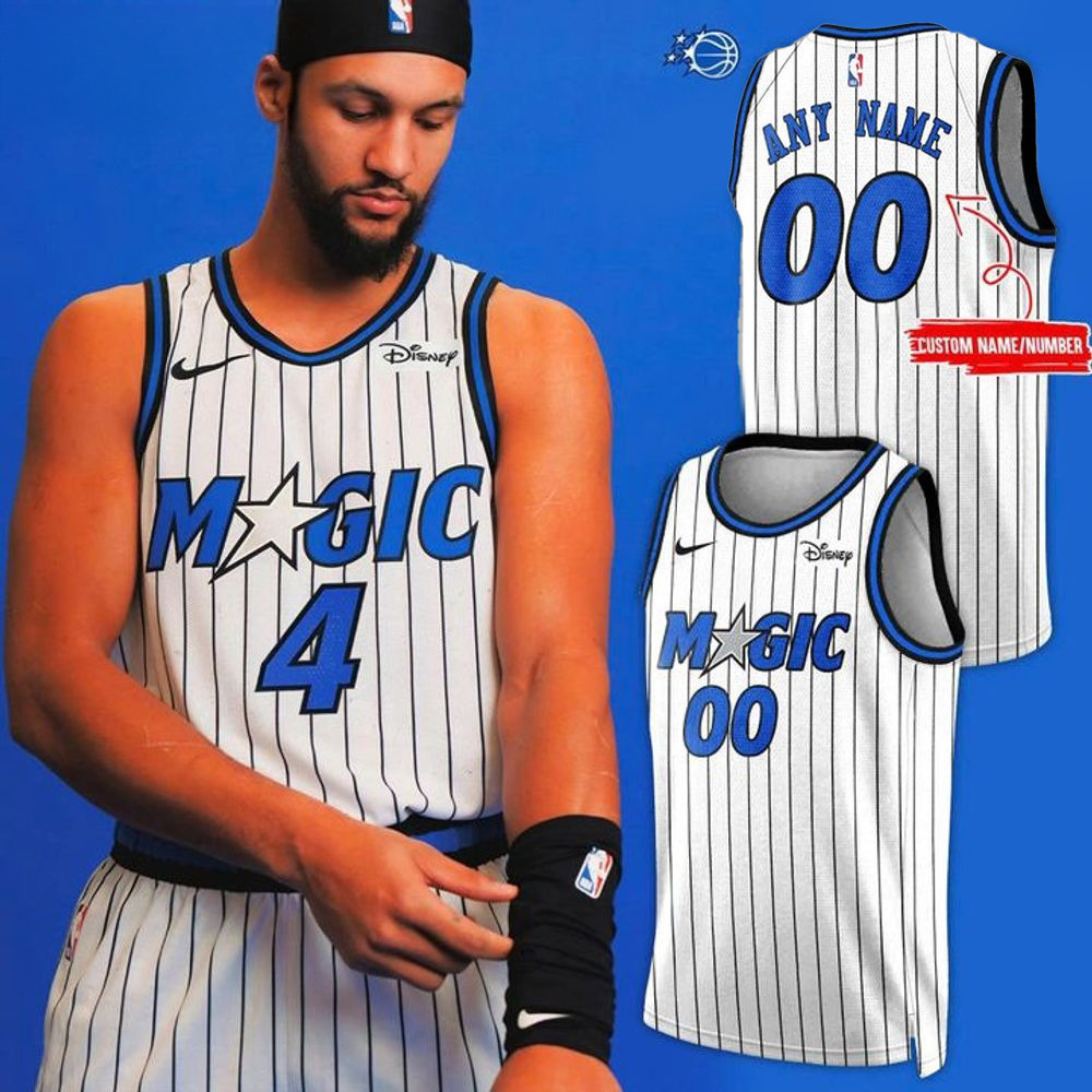Custom Orlando Magic A New Generation Of Magic Basketball Jersey Meaningful Father's Day Gifts-1