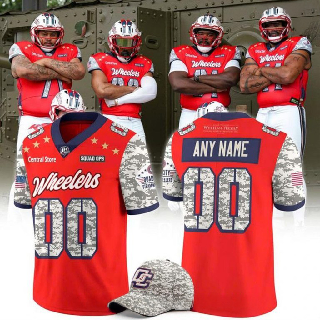 Custom Quad City Steamwheelers Military Appreciation Night 2025 Special Football Jersey Fans Gift-1 Custom Quad City Steamwheelers Military Appreciation Night 2025 Special Football Jersey Fans Gift-1