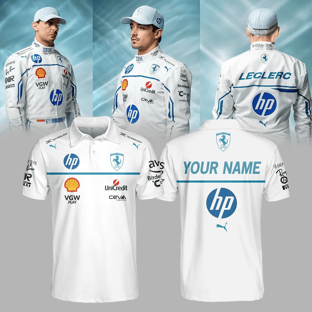 Custom Scuderia Ferrari F1 New 2025 Polo Shirt Father's Day Gifts For Husband-1