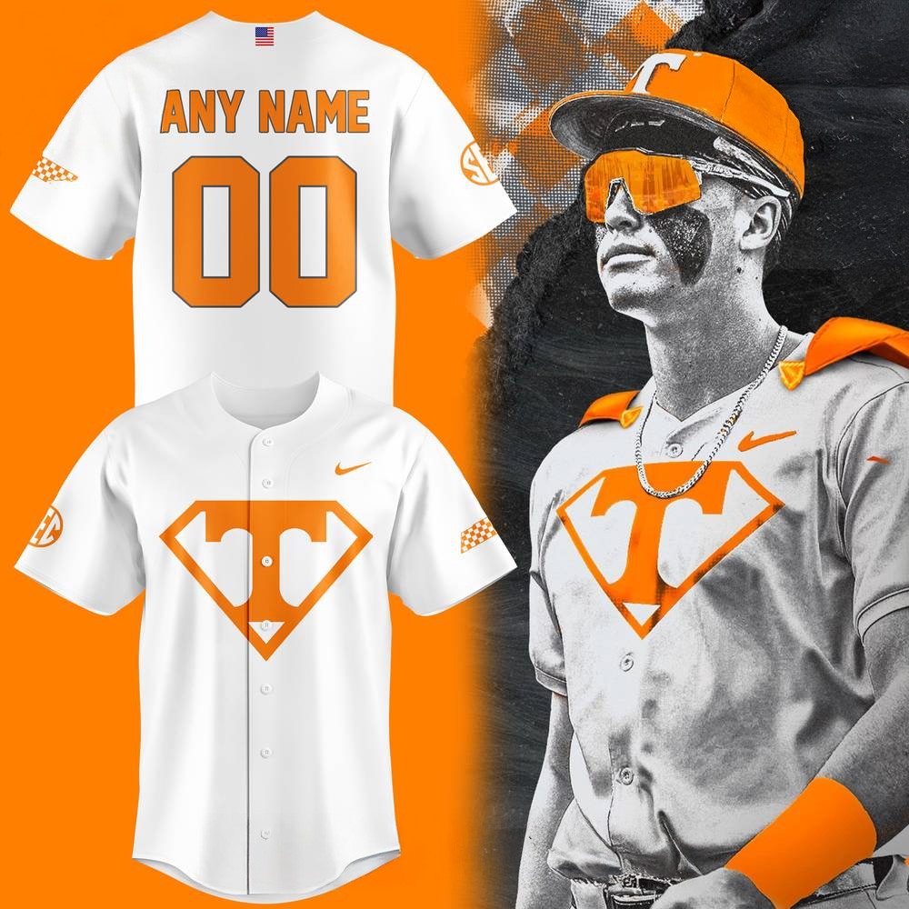 Custom Tennessee Baseball 2025 NCAA Knoxville Regional Champions Jersey Unique Gifts For Dad-1