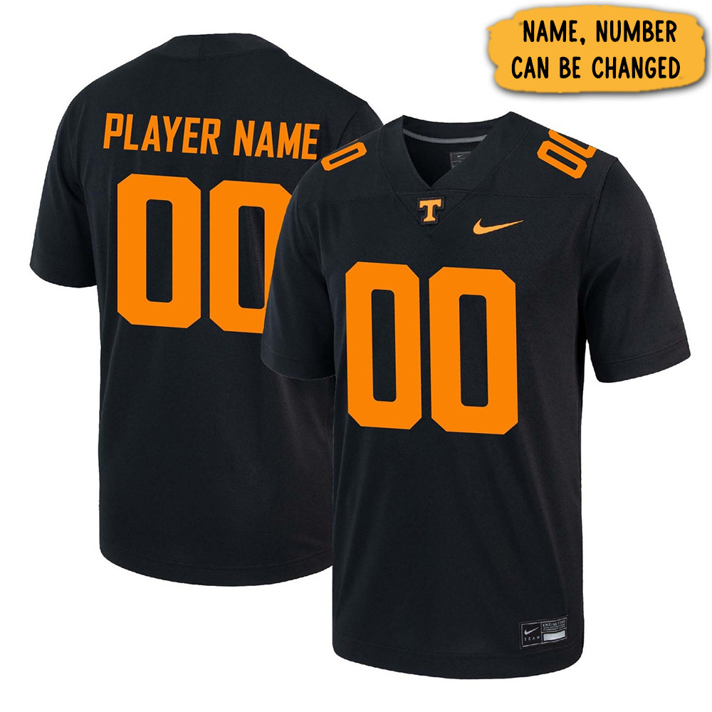 Custom Tennessee Football 2024 Black Limited Jersey Unique Gifts For Football Lovers-1