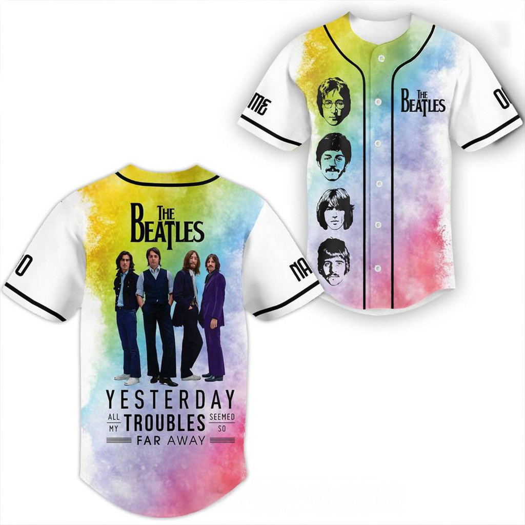 Custom The Beatles Yesterday 2025 Special Jersey The Beatles Merch Gifts For Music Lovers-1