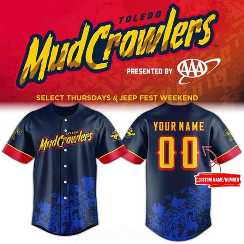 Custom Toledo Mud Crawler 2025 Jersey Good Gifts For Boyfriend-1
