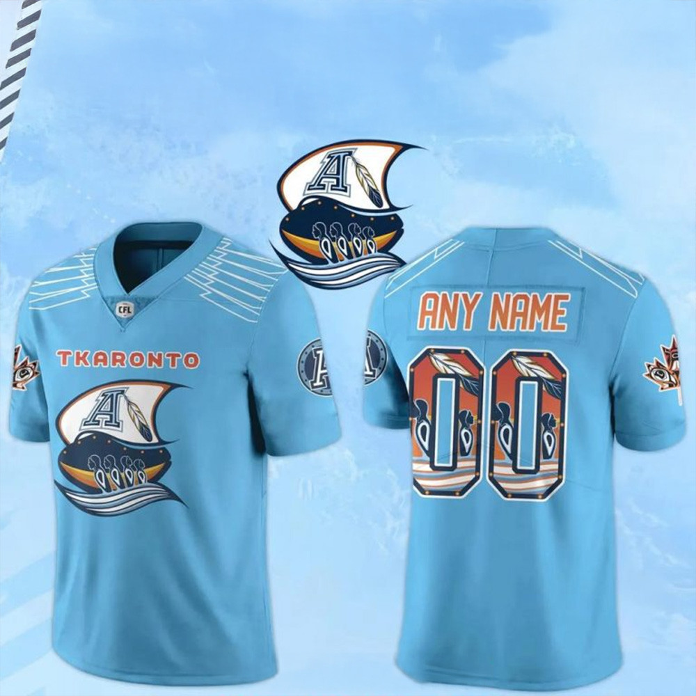 Custom Toronto Argonauts 2025 National Indigenous History Special Football Jersey Fans Gifts-1