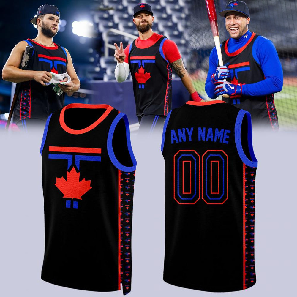 Custom Toronto Blue Jays MLB Limited Edition 2025 Basketball Jersey MLB Merch Father's Day Gifts-1