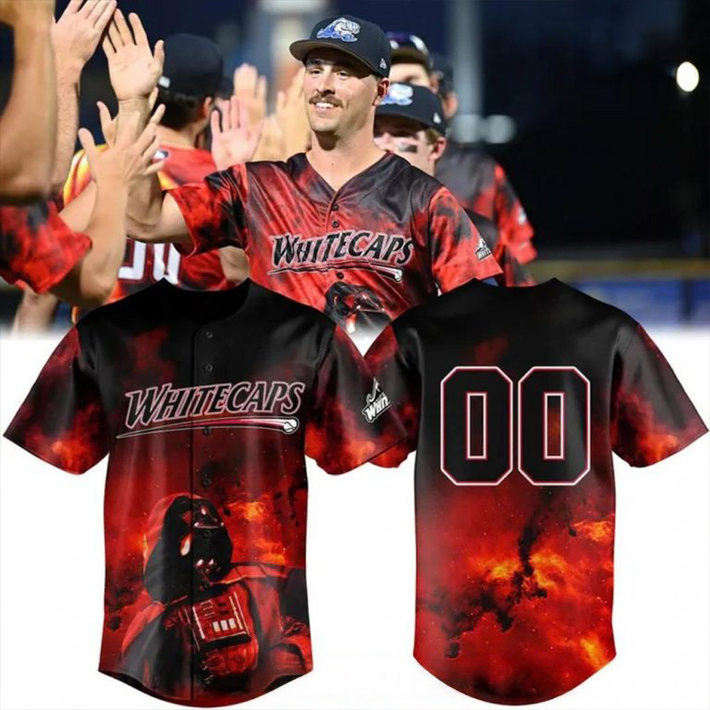 Custom West Michigan Whitecaps Star Wars Night 2025 Special Baseball Jersey Whitecaps Merch-1