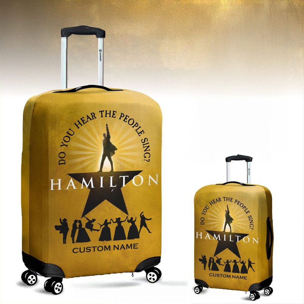 Customized Hamilton 10 Years Anniversary Hamilten Luggage Cover Gifts For Fans-1