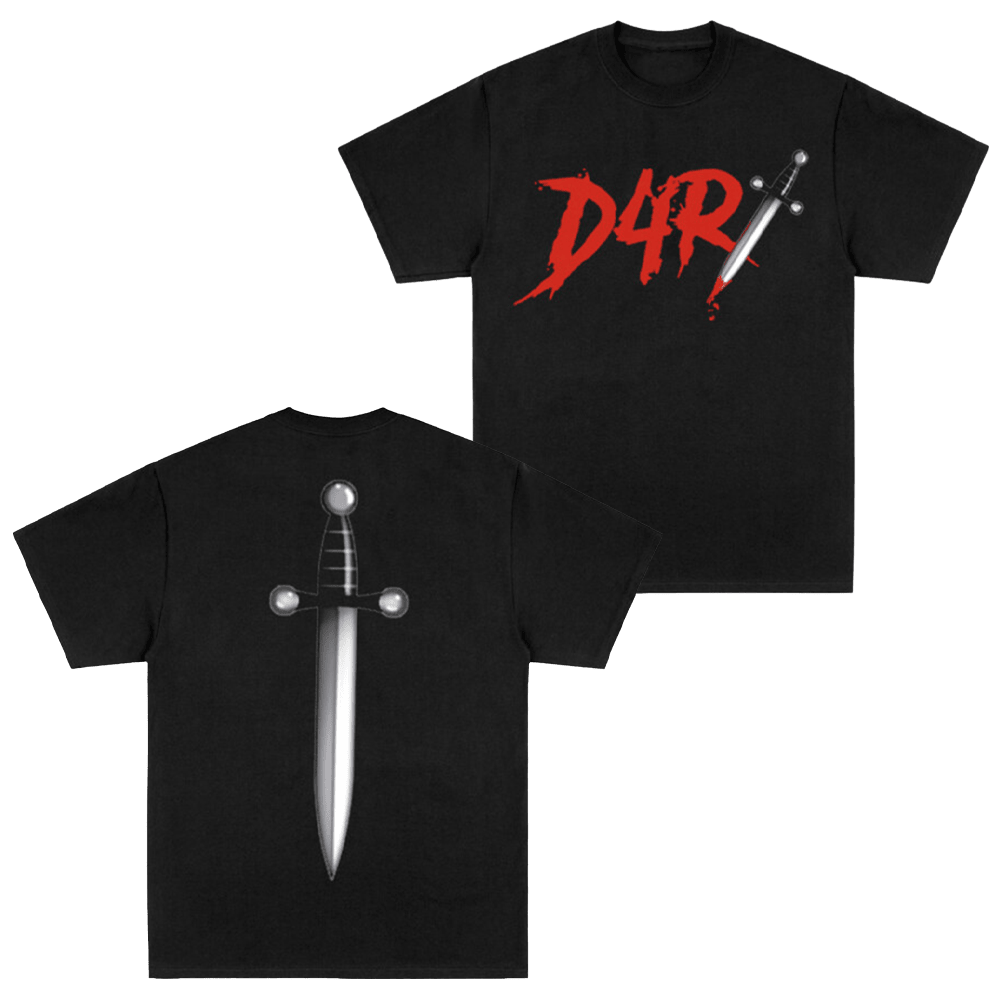 DDG Merch D4R Black T-Shirt Father's Day Present Ideas-1 DDG Merch D4R Black T-Shirt Father's Day Present Ideas-1