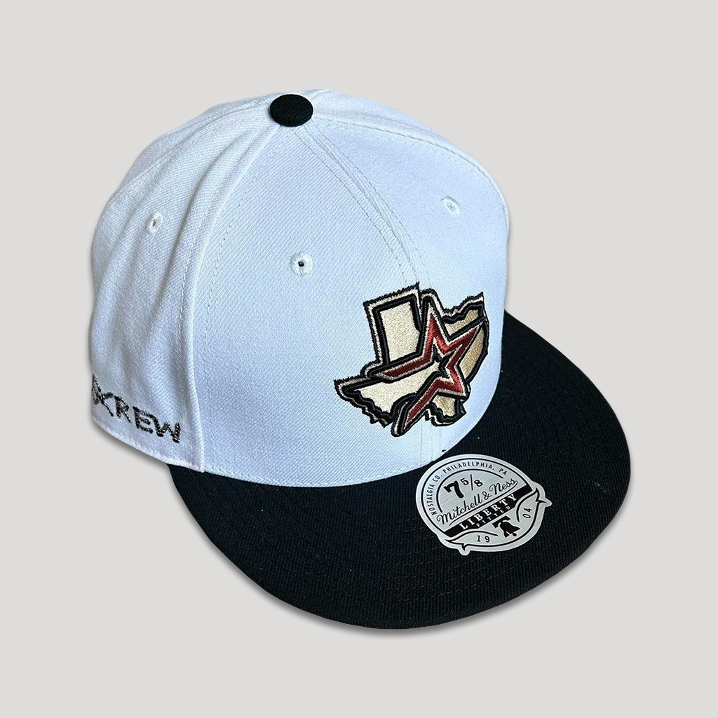 DJ Screw Astros Hat Snapback Houston Astros x DJ Screw Black White Hat MLB Gifts For Him-1