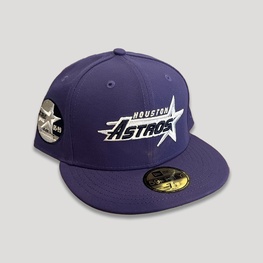 DJ Screw Astros Hat Snapback Houston Astros x DJ Screw Purple Hat MLB Gifts For Dad-1