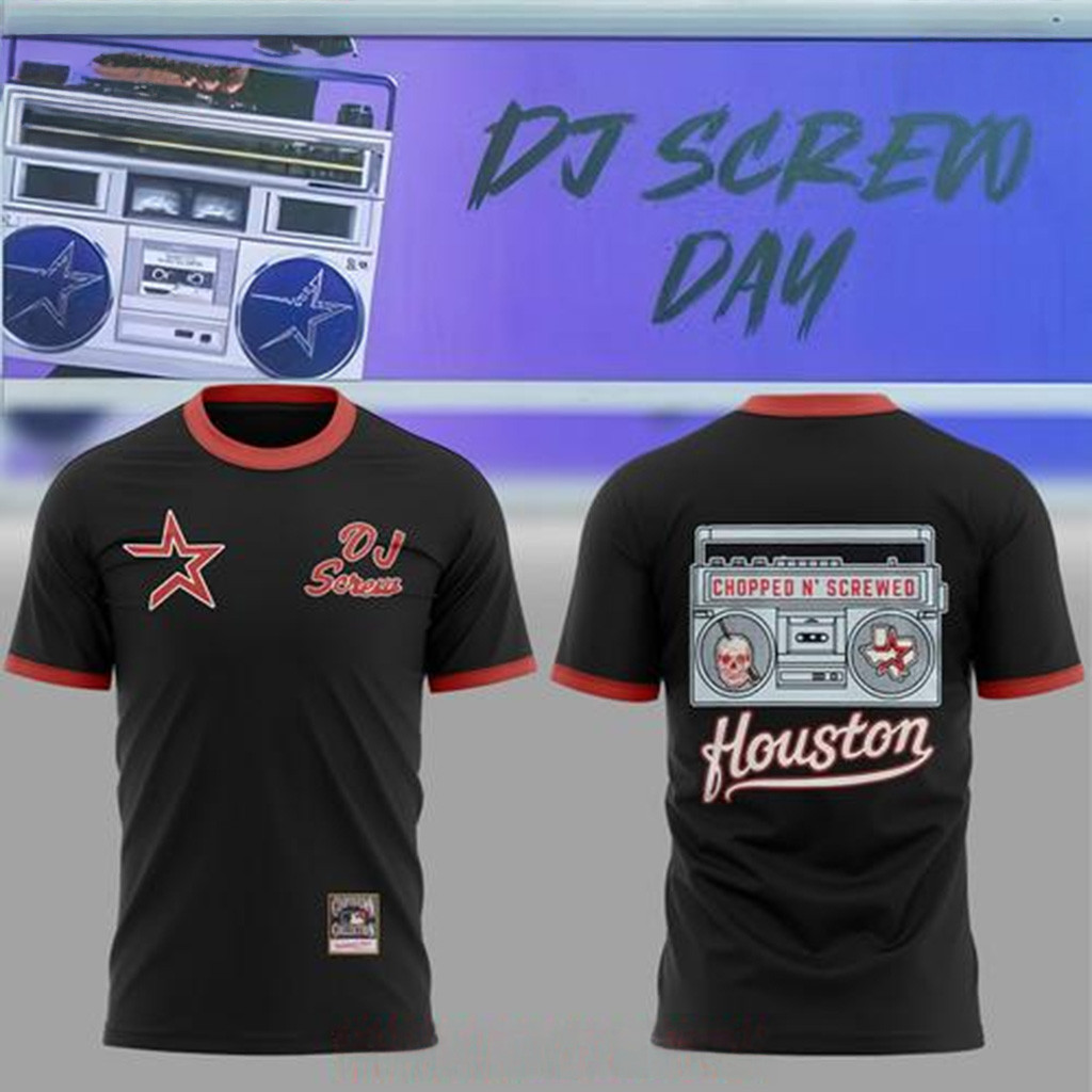 DJ Screw Day Chopped N' Screwed Houston T-Shirt Gifts For Husband-1