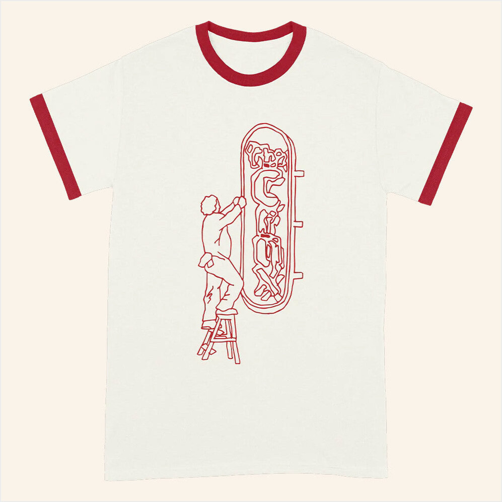 DJO Music Merch The Crux Sign Ringer T-Shirt Gifts For Dudes Birthday Gifts For Fans-1