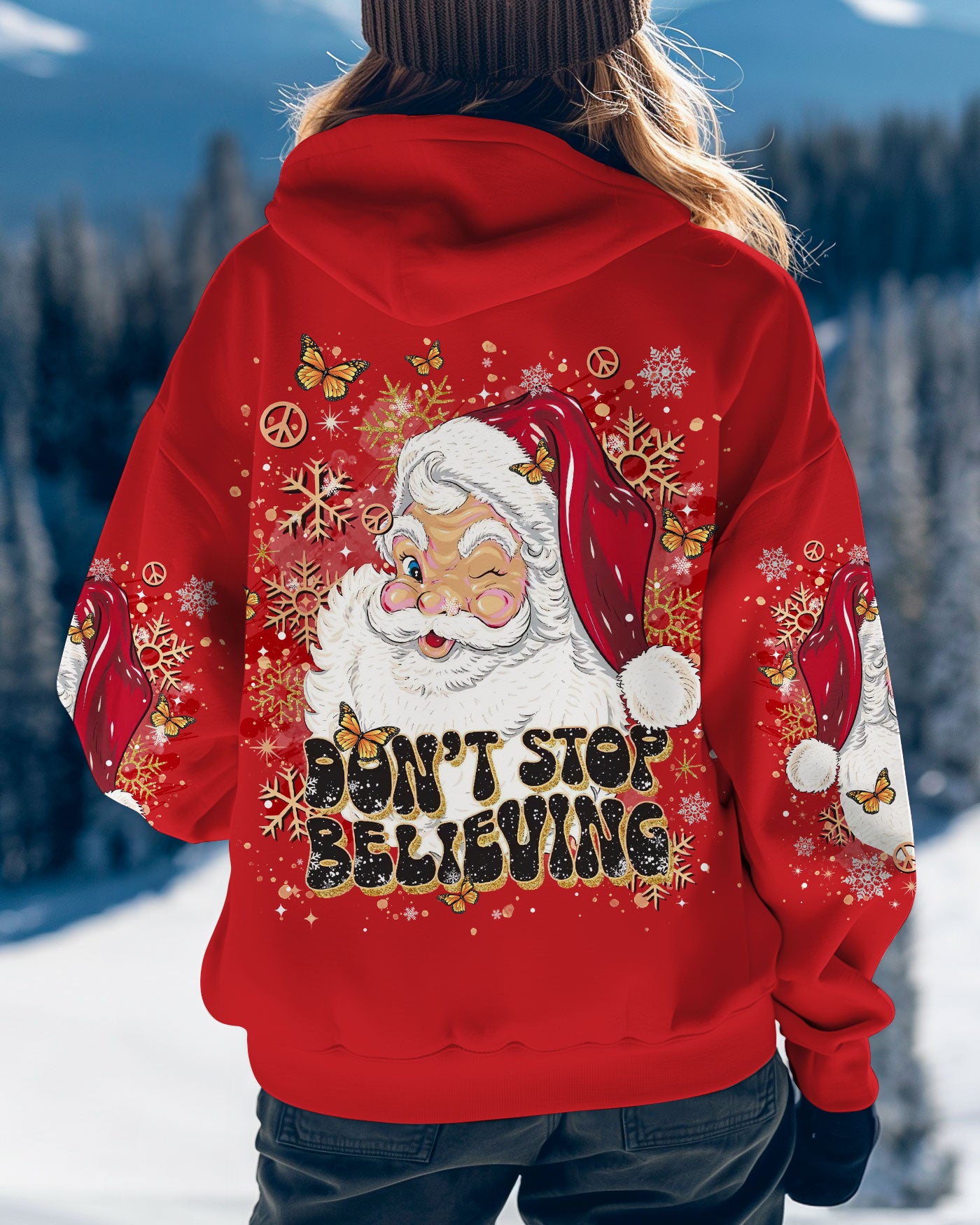 DONT STOP BELIEVING CHRISTMAS ALL OVER PRINT-1