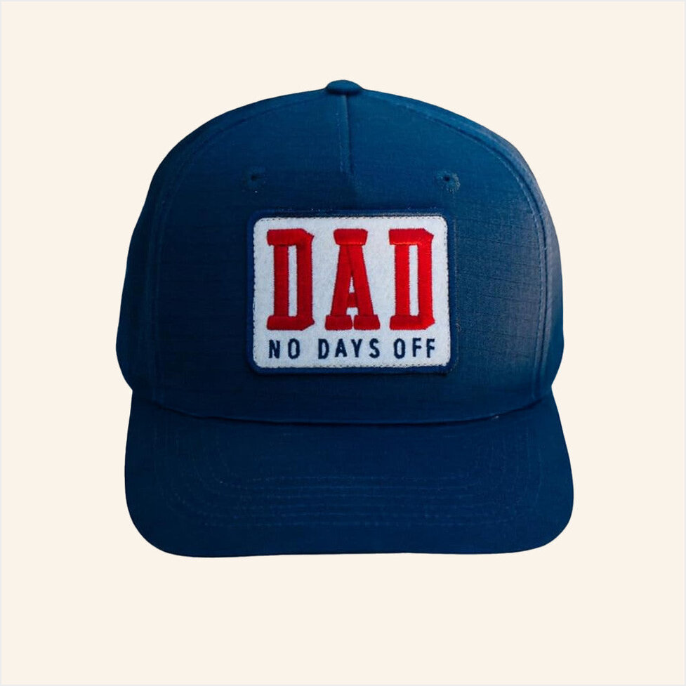 Dad No Days Off Hat Embroidered Hat Birthday Gift Ideas For Father Gifts For Fans Christmas Presents-1
