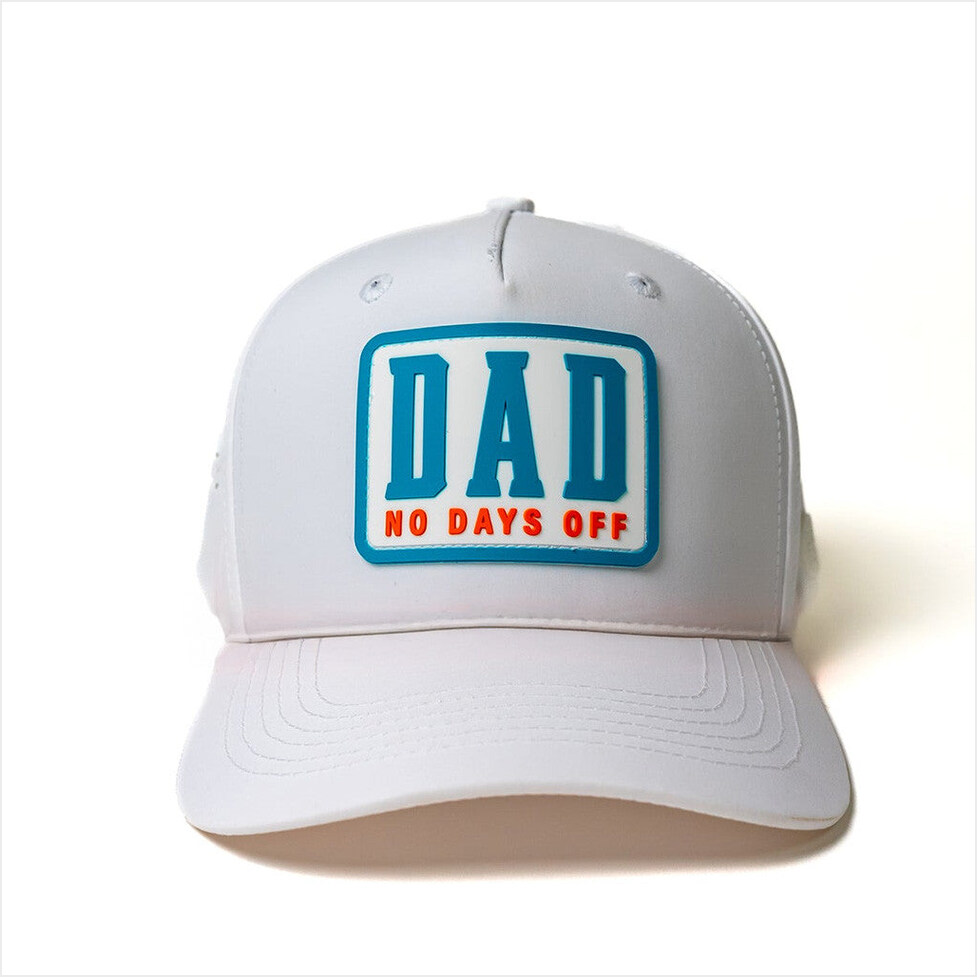 Dad No Days Off Hat Embroidered White Hat Birthday Gift Ideas For Dad Gifts For Besties-1