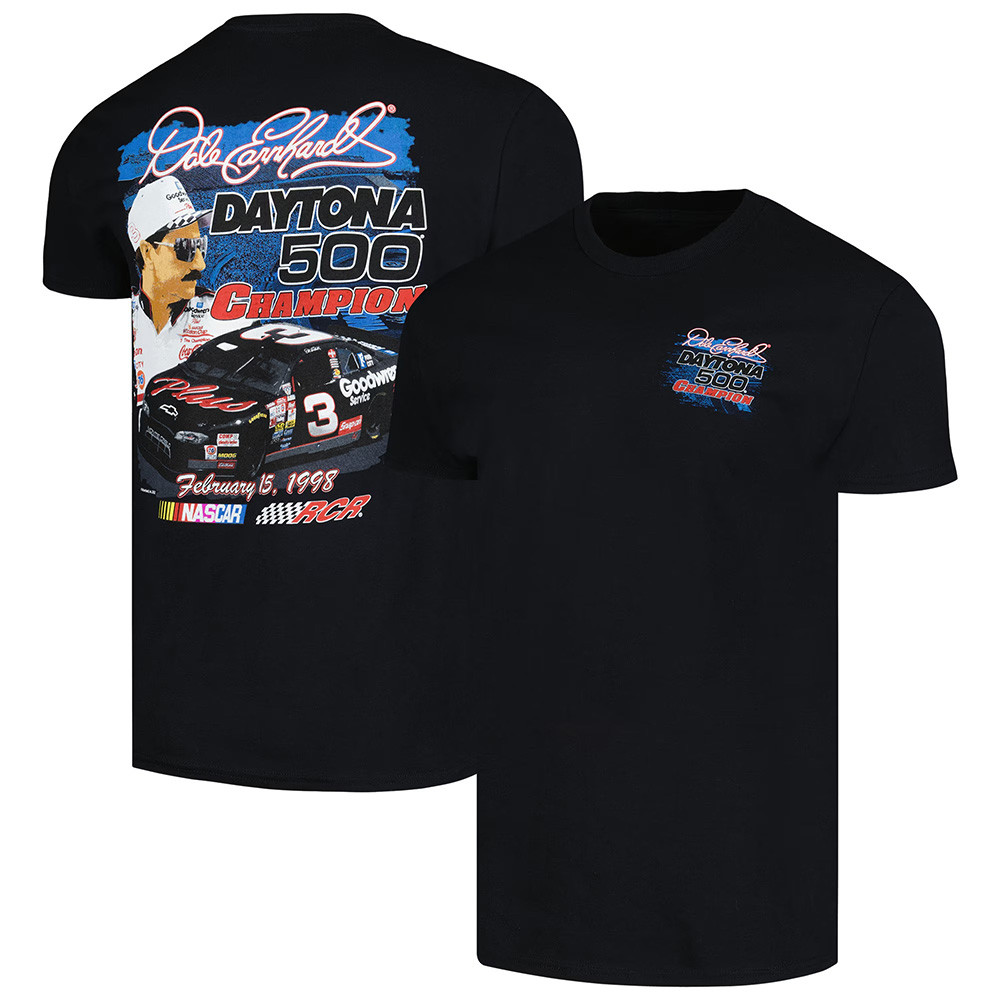 Dale Earnhardt Shirt Dale Earnhardt Merch 1998 Daytona 500 Champion Anniversary T-Shirt-1