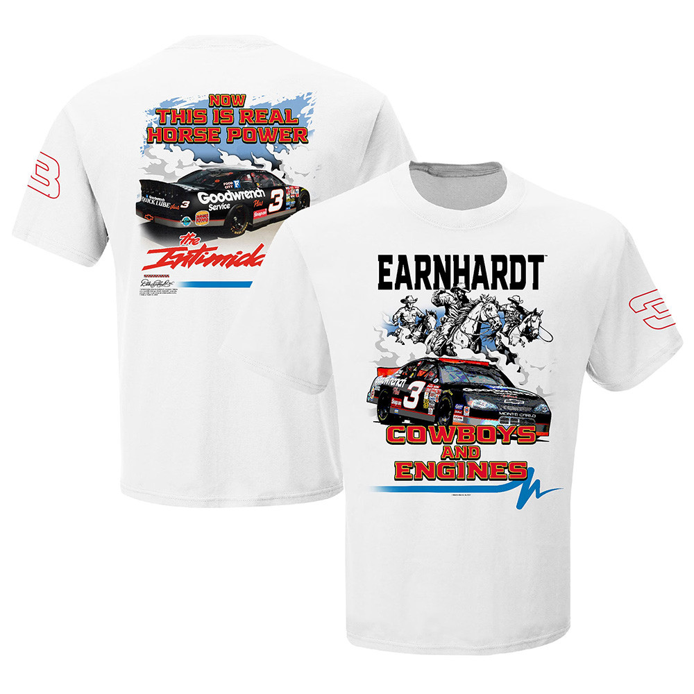 Dale Earnhardt Shirt Dale Earnhardt Merch Cowboys And Engines T-Shirt Father's Day Gift Ideas-1