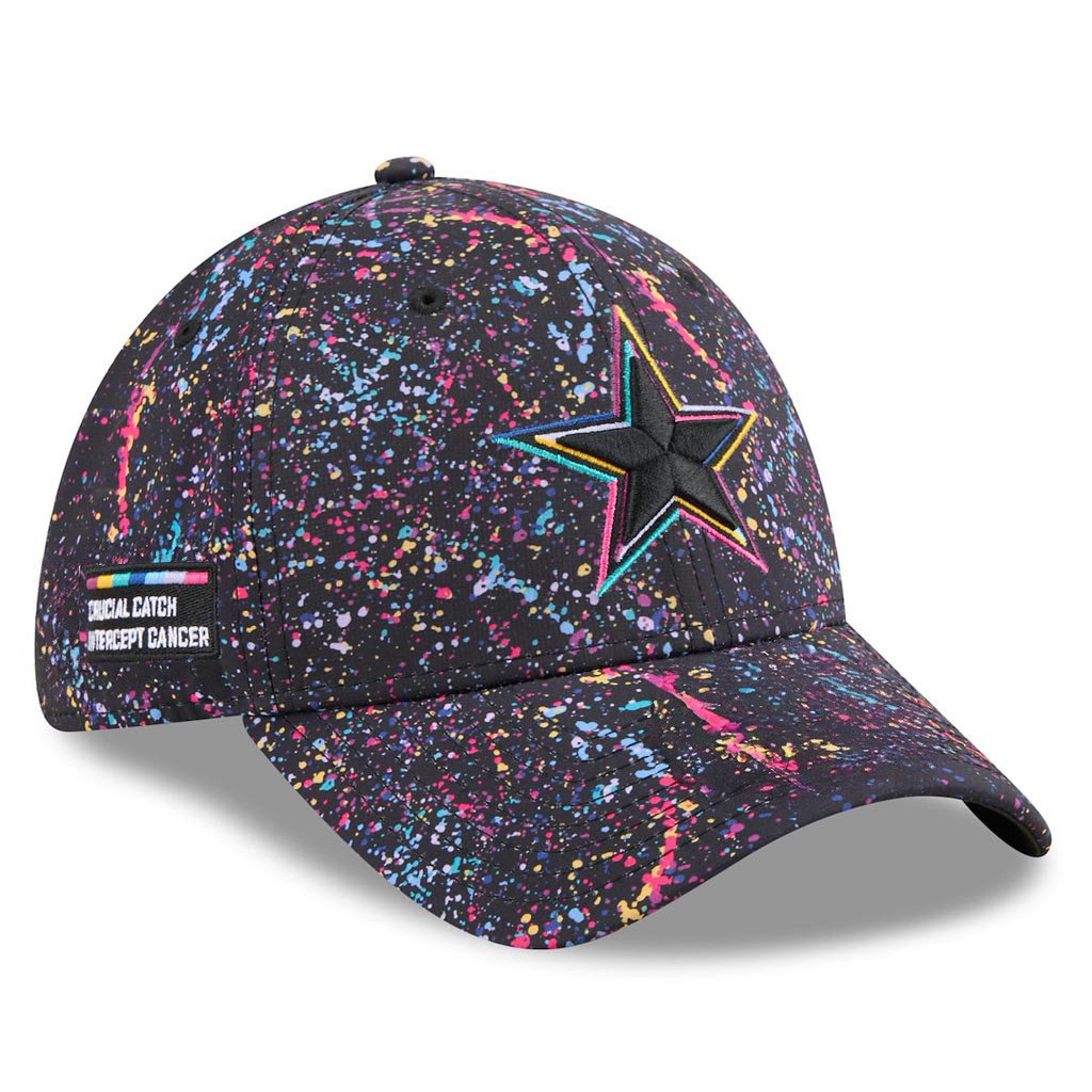 Dallas Cowboys Crucial Catch NFL Embroidered Hat 2025 Rainbow Cowboys Merch Brother Gifts-1