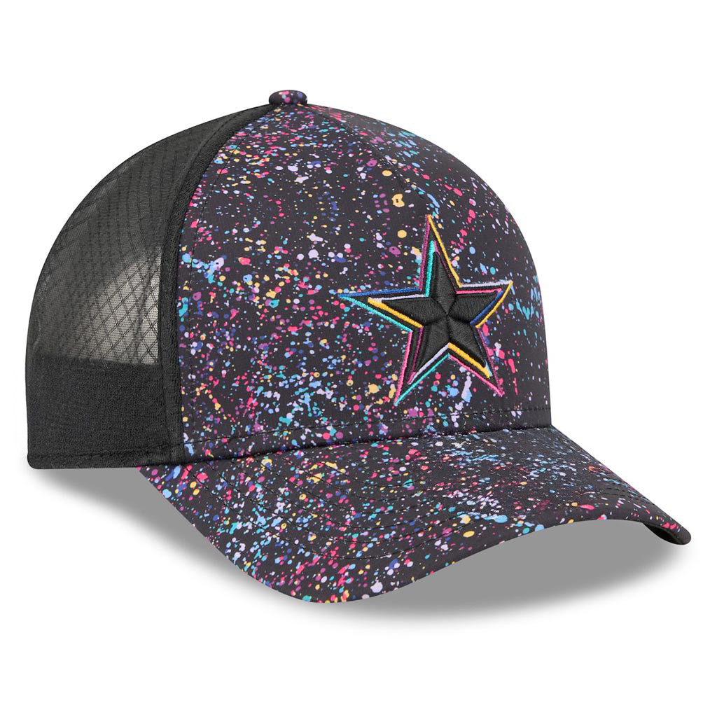 Dallas Cowboys Crucial Catch NFL Trucker Hat 2025 Rainbow Cowboys Merch Gift For Brother-1