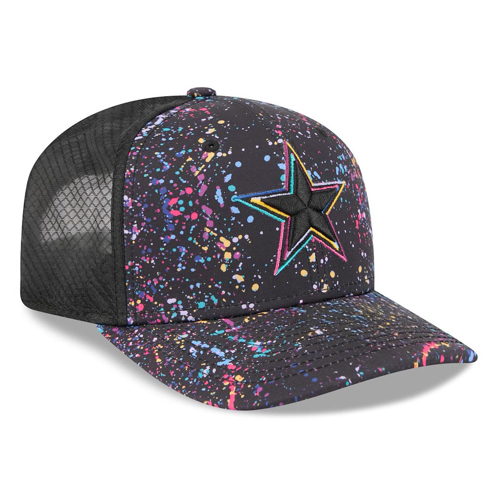 Dallas Cowboys Crucial Catch NFL Trucker Hat 2025 Rainbow Cowboys Merch Gifts-1