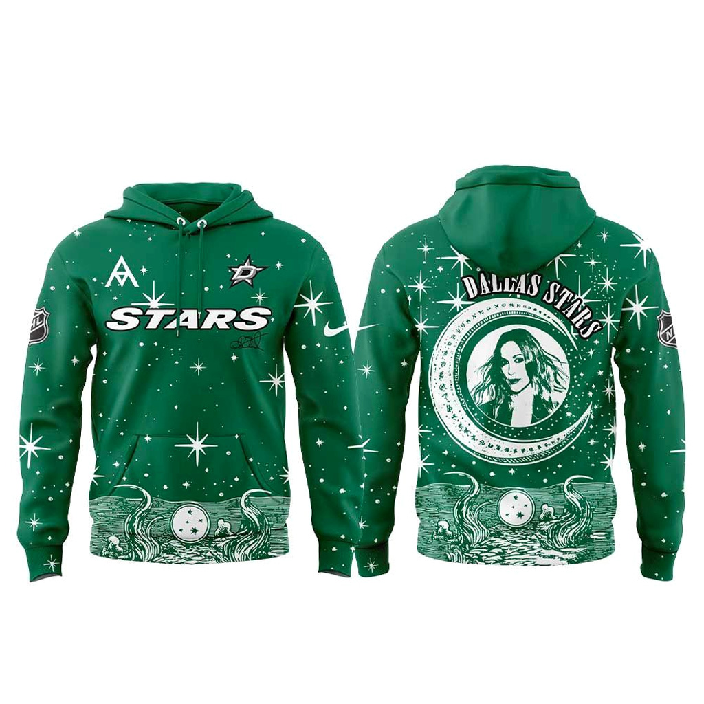 Dallas Stars Alanis Morissette The Triple Moon Tour Hoodie Dallas Stars Merch Gifts For Fans-1