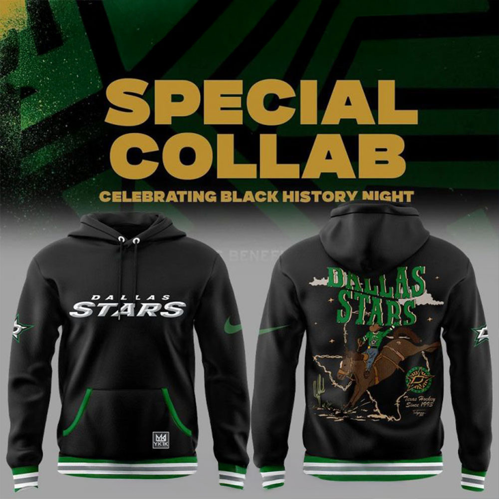 Dallas Stars Black History Night Special Hoodie Fathers Day Delivery Gifts-1