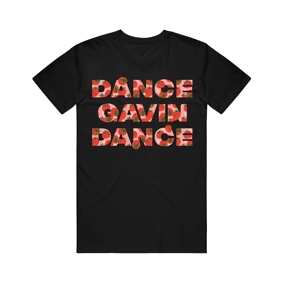 Dance Gavin Dance Merch DGD Strawberry Pattern T-Shirt Mother' Day Special Gifts-1
