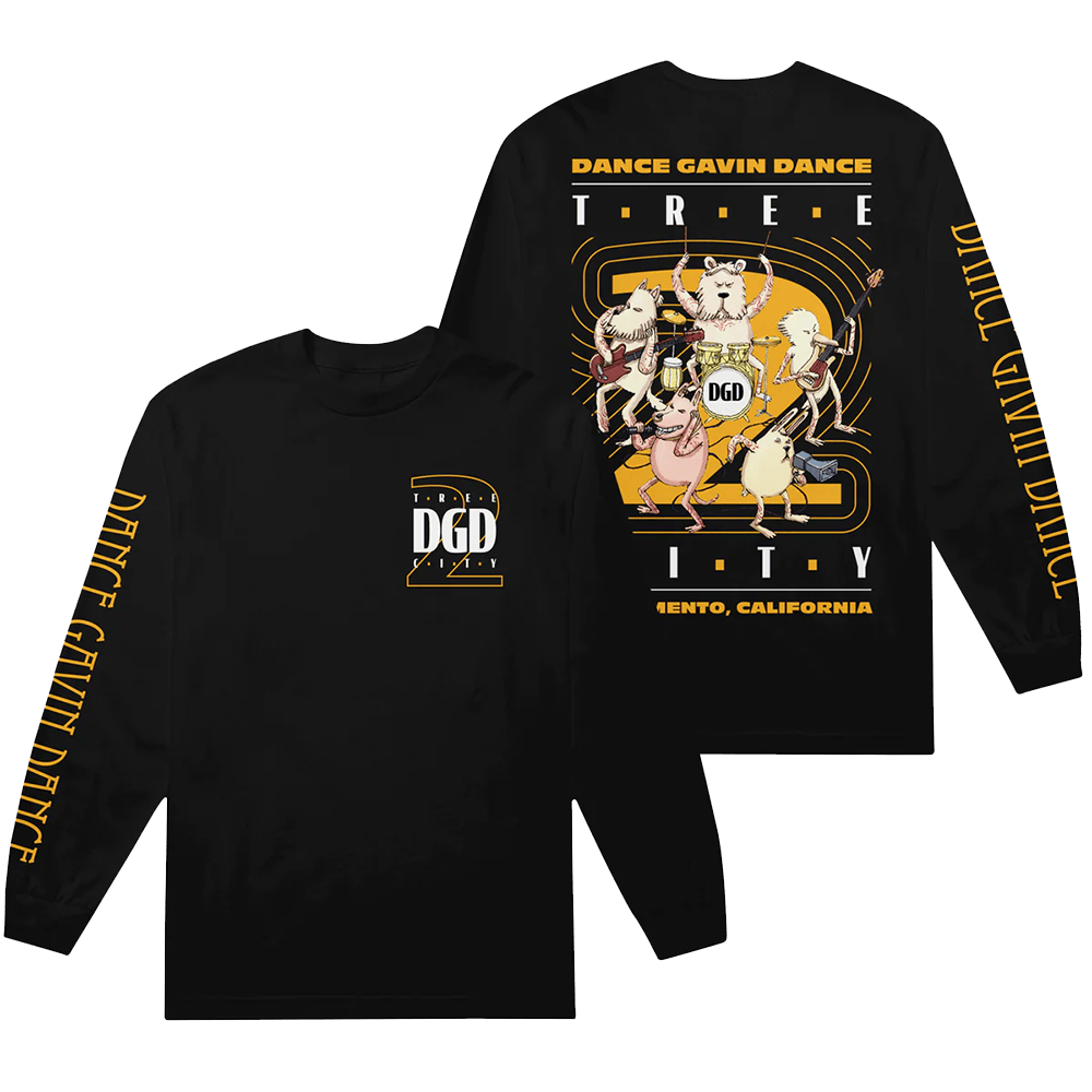 Dance Gavin Dance Merch DGD Tree City Long Sleeve T-Shirt Father's Day Gifts For Husband-1