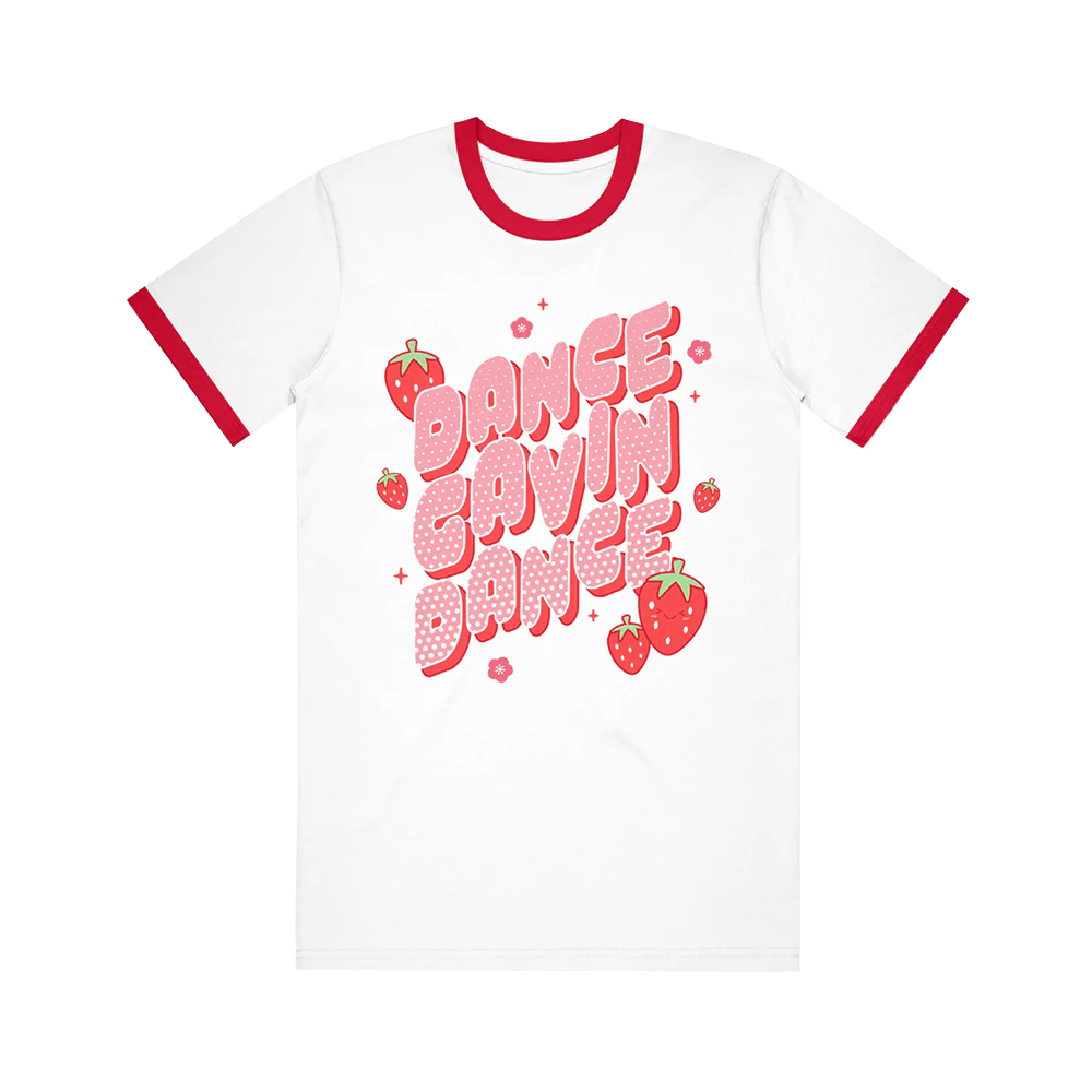 Dance Gavin Dance Merch Dance Gavin Dance Strawberry T-Shirt Mothers Day Present Ideas-1
