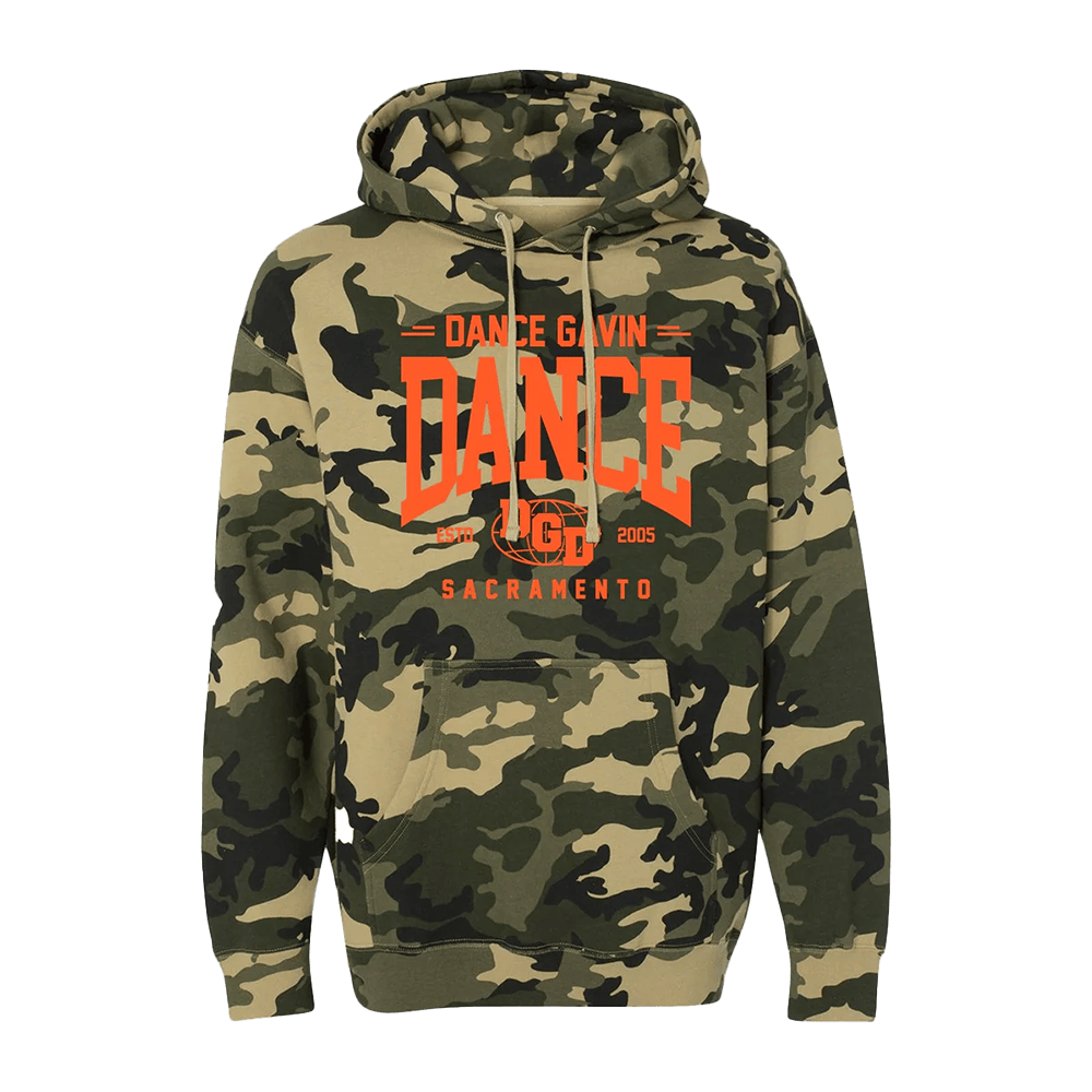 Dance Gavin Dance Merch Hardcore Camo Hoodie Great Father's Day Gifts-1