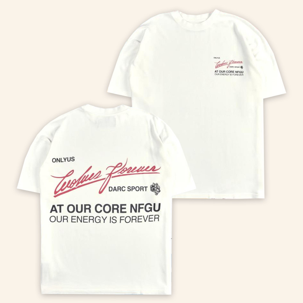 Darc Sport Ohana Merch At Our Core White T-Shirt Present For Husband-1