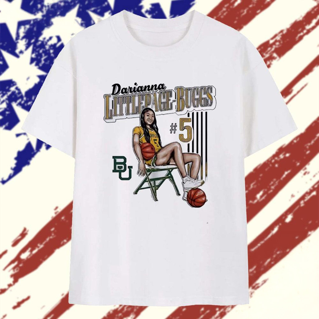 Darianna Littlepagebuggs Baylor Bears Cartoon T-Shirt Gift For Basketball Lover-1