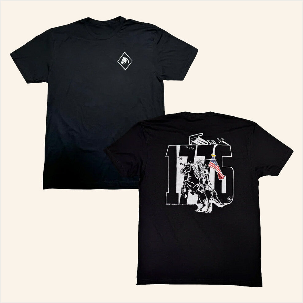 Dark Horse Lionheart Merch The 4Th Of July Drop Darkhorse Freedom Strike T-Shirt Gifts For Fans-1