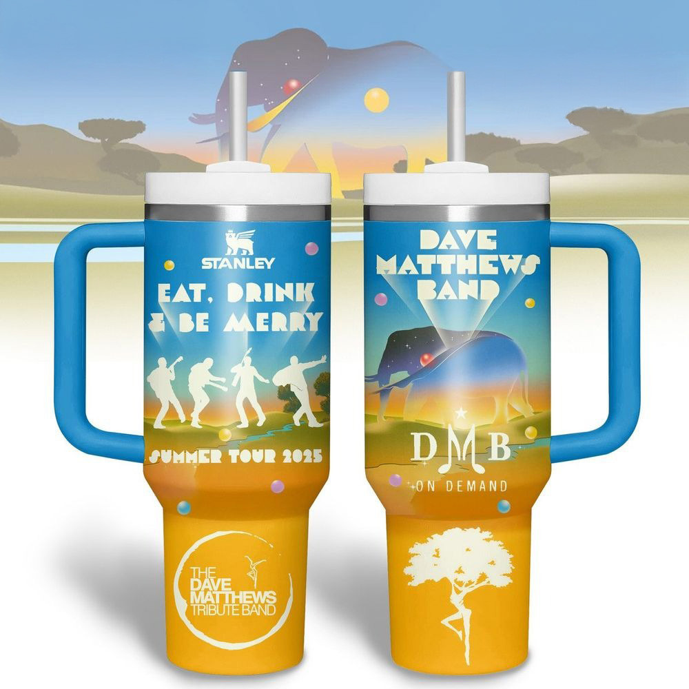 Dave Matthews Band 2025 Summer Tour Stanley Tumbler Dave Matthews Merch Fans Gifts-1
