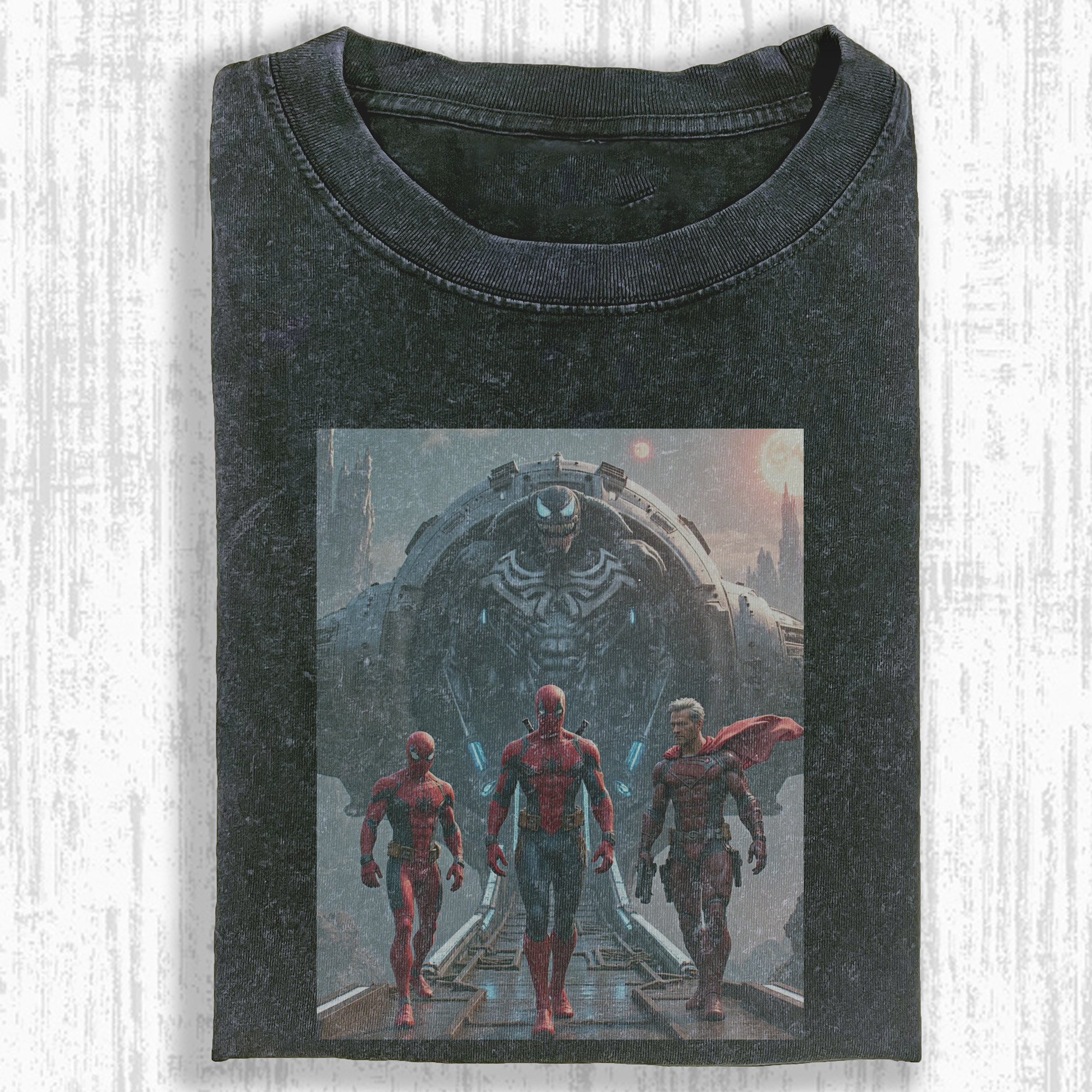 Deadpool Joins Star Wars Tshirt Gift For Concert Lover-1