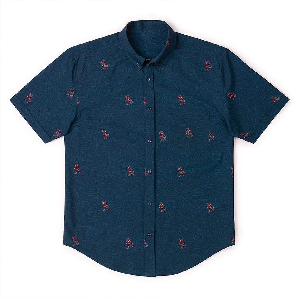 Deadpool Merc-Maid Hawaiian Shirt Gifts For Deadpool Fans-1