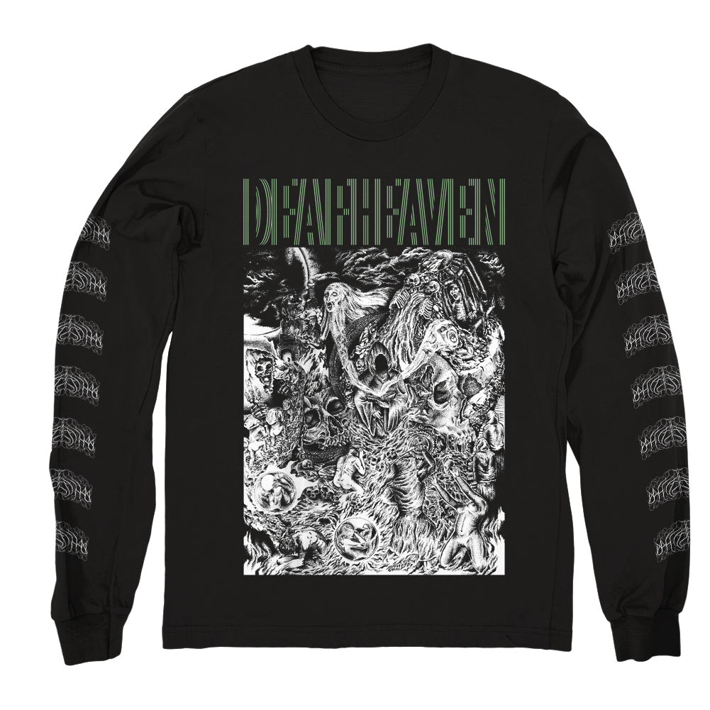 Deafheaven Merch Green Logo Long Sleeve Shirt Deafheaven Shirt Father's Day Gifts For Metal Music Lovers-1