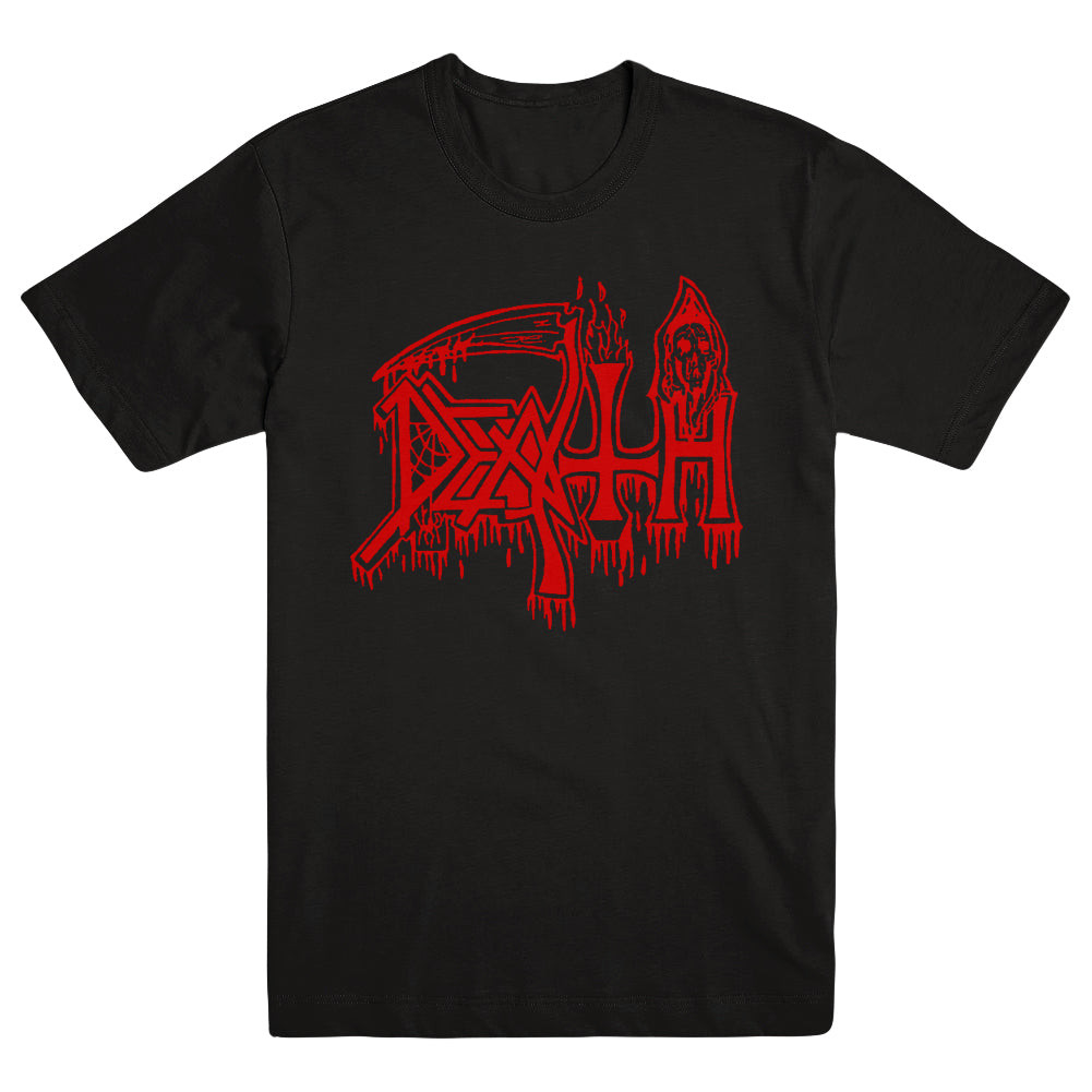 Death Merch Classic Logo Red On Black Shirt Death Shirt Father'S Day Gifts For Metal Music Lovers-1