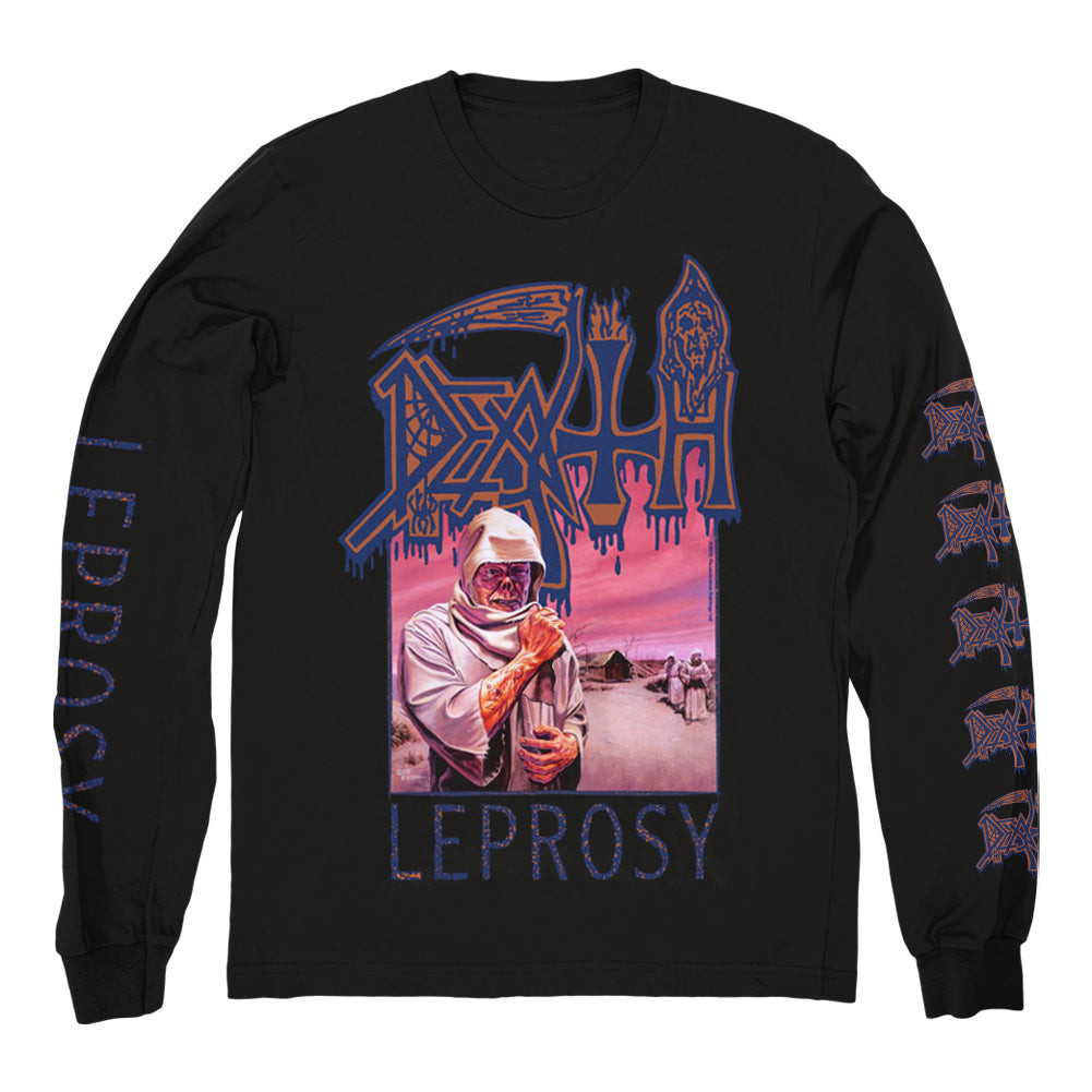 Death Merch Leprosy Long Sleeve Shirt Death Shirt Father's Day Gifts For Metal Music Lovers-1