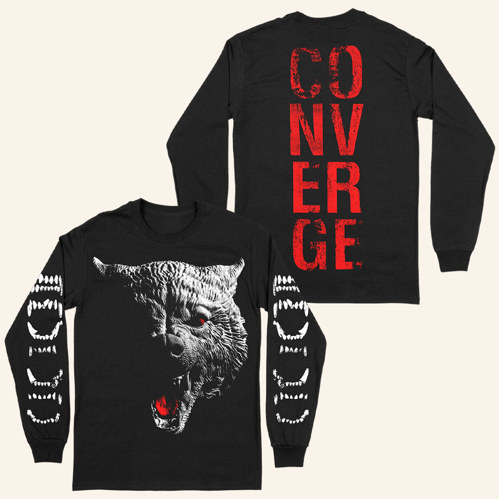 Deathwish Inc Store Merch Converge The Wolf Part One Black Longsleeve-1