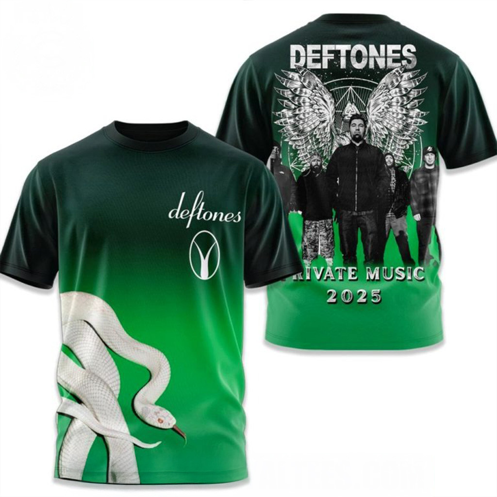 Deftones Private Music 2025 T-Shirt Fan Merch Gifts For Father-1